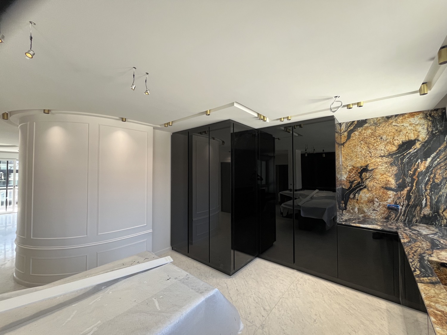 Peinture décorative — Détail réalisation KCMH